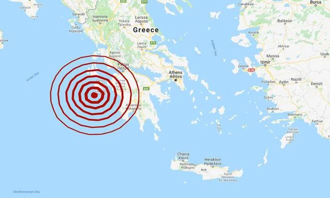 Σεισμός στην Ζάκυνθο 4,1 Ρίχτερ